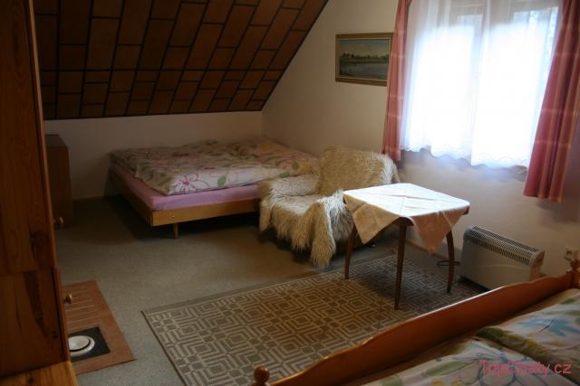 Ubytování Kuklík 1. ložnice