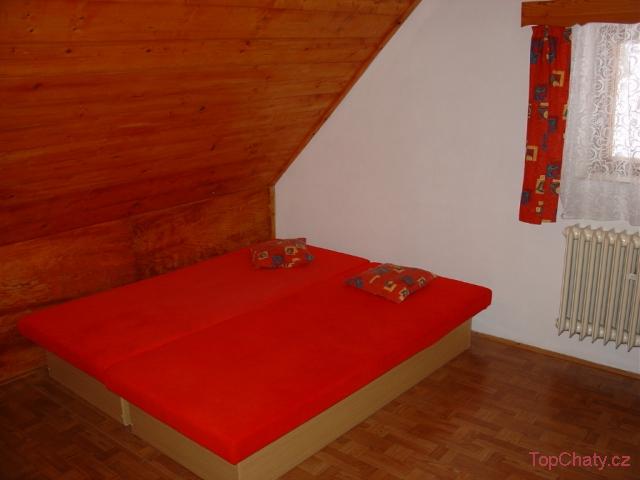 Chata U Skály ložnice