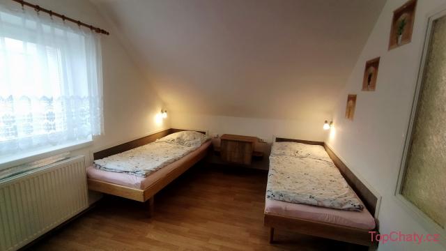 Rekreační dům Horní Martiňák ložnice č. 3 v podkroví